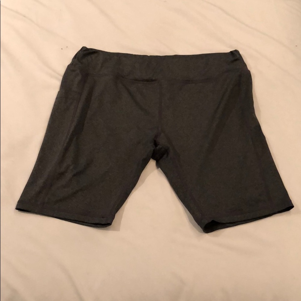 Brand New Gray Bike Shorts With Pocket Size XL